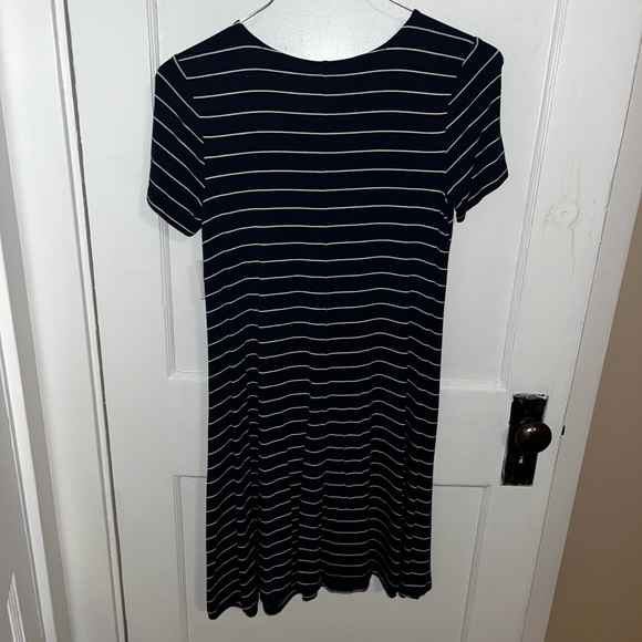 NWT Old Navy blue and white striped dress small - Picture 2 of 4